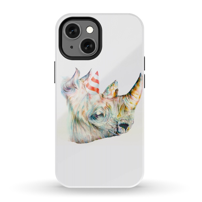 iPhone 13 mini StrongFit Rhino's Birthday by Brandon Keehner