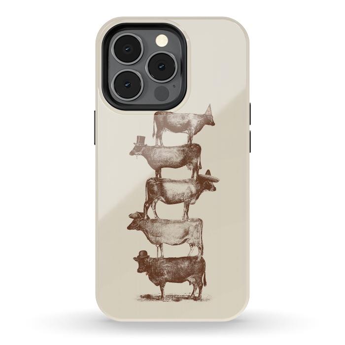 iPhone 13 pro StrongFit Cow Cow Nuts by Florent Bodart