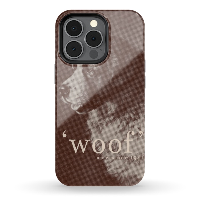 iPhone 13 pro StrongFit Famous Quote Dog by Florent Bodart