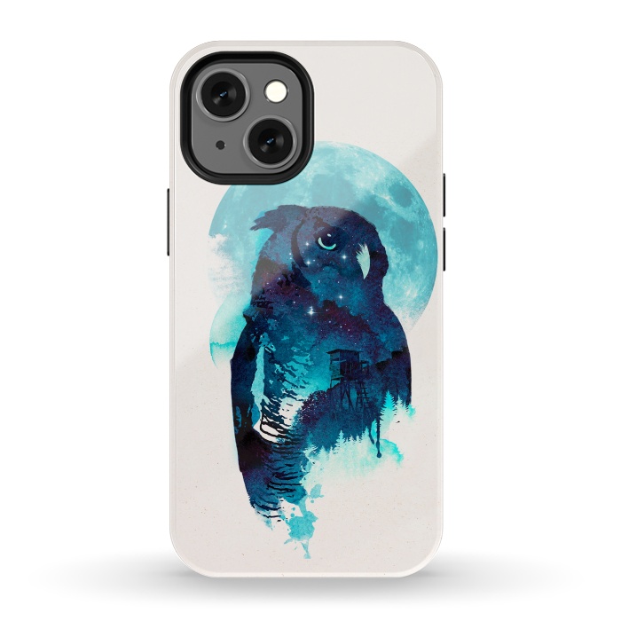 iPhone 13 mini StrongFit Midnight Owl by Róbert Farkas
