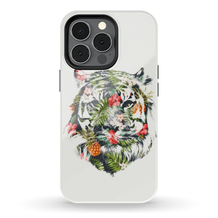 iPhone 13 pro StrongFit Tropical Tiger by Róbert Farkas