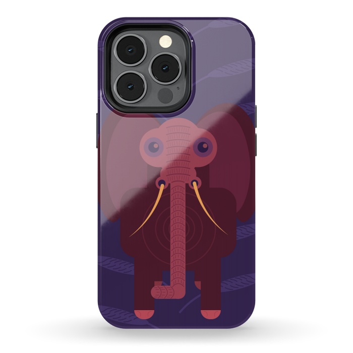 iPhone 13 pro StrongFit Elephant  by Parag K