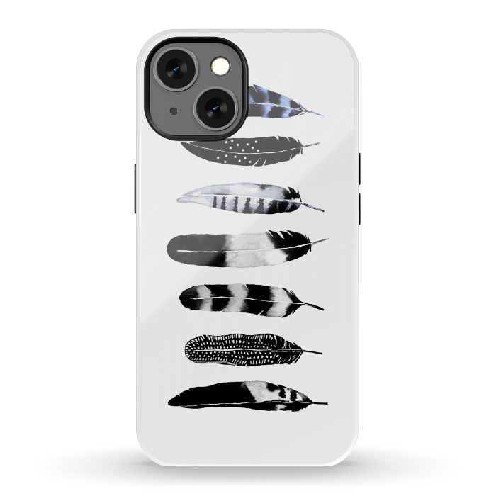 iPhone 13 StrongFit Feather Tribe by Amaya Brydon