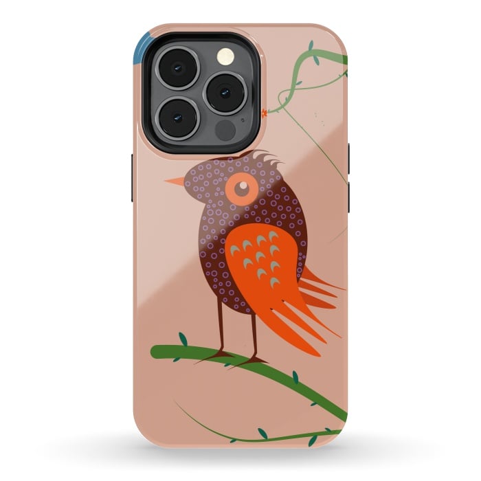 iPhone 13 pro StrongFit Bird by Parag K