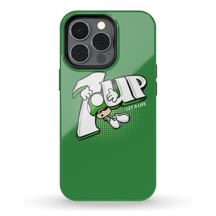iPhone 13 pro StrongFit 1UP Get a Life by Samiel Art