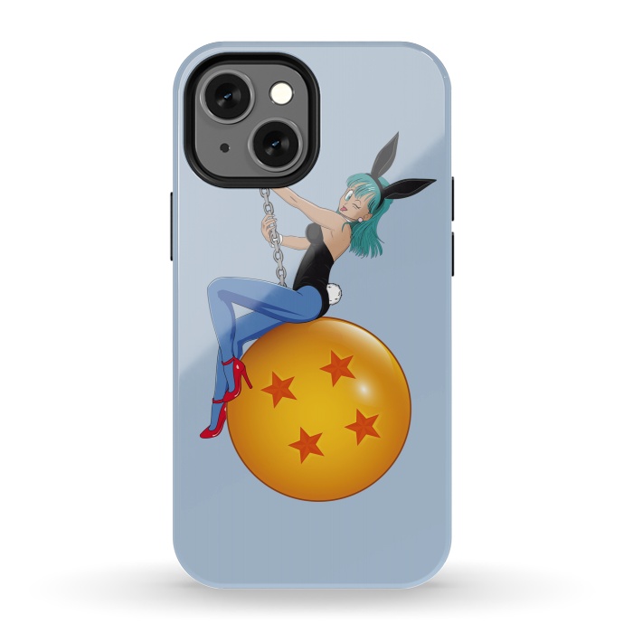 iPhone 13 mini StrongFit Bunny Ball by Samiel Art
