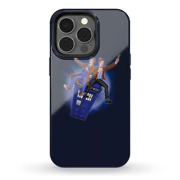 iPhone 13 pro StrongFit THE DOCTOR'S TIMEY-WIMEY ADVENTURE by SKULLPY
