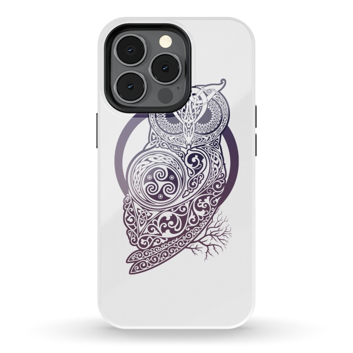 iPhone 13 pro StrongFit CELTIC OWL by RAIDHO