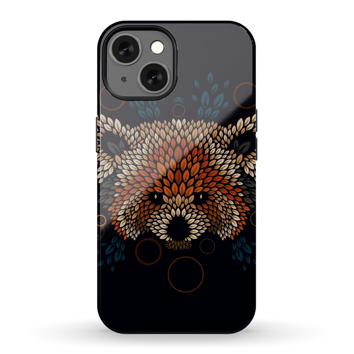 iPhone 13 StrongFit Red Panda Face by Q-Artwork