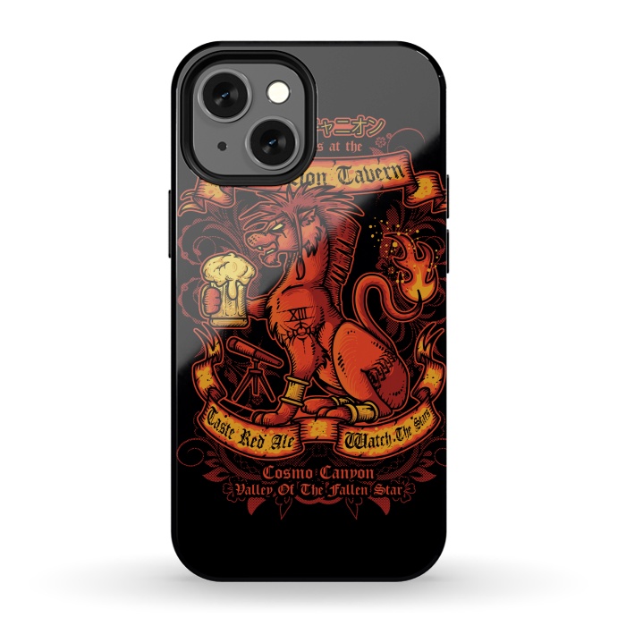 iPhone 13 mini StrongFit Red Lion Tavern by Q-Artwork