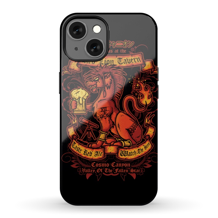 iPhone 13 StrongFit Red Lion Tavern by Q-Artwork