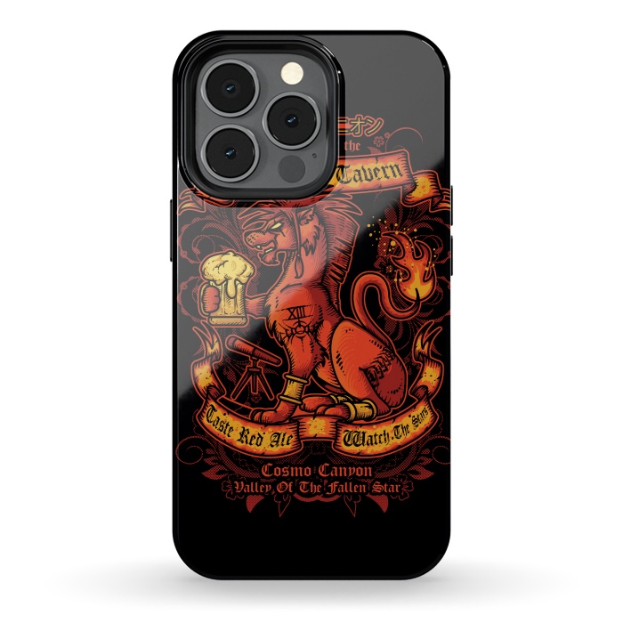 iPhone 13 pro StrongFit Red Lion Tavern by Q-Artwork