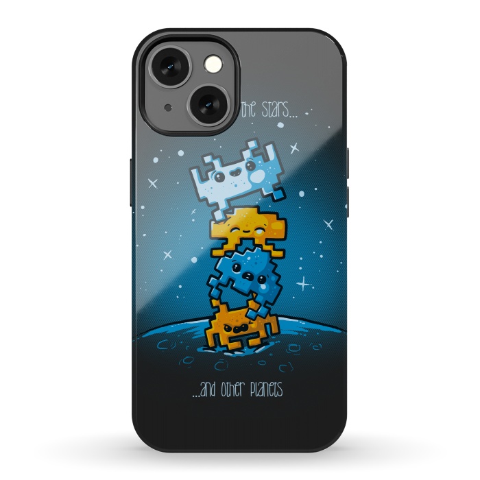 iPhone 13 StrongFit Cute Invaders by Q-Artwork