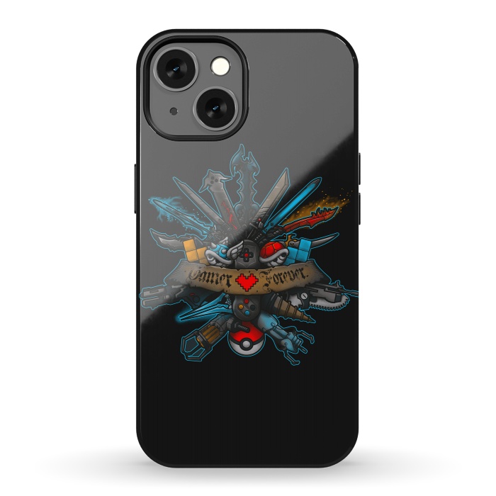 iPhone 13 StrongFit Gamer Forever by Q-Artwork