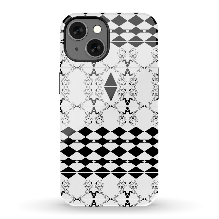 iPhone 13 StrongFit Black and White by Karim Luengo