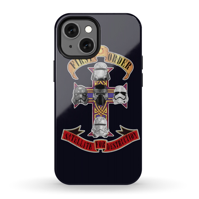 iPhone 13 mini StrongFit SATELLITE FOR DESTRUCTION by SKULLPY