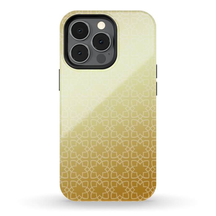 iPhone 13 pro StrongFit Gold by Karim Luengo