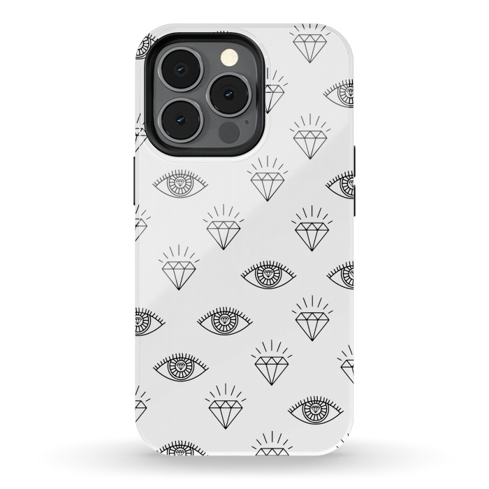iPhone 13 pro StrongFit Diamond Eyes by Uma Prabhakar Gokhale