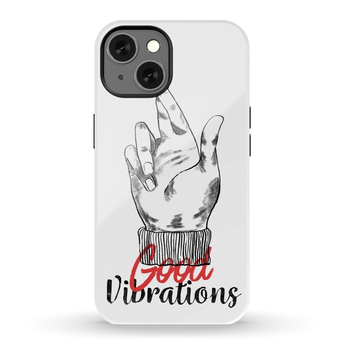 iPhone 13 StrongFit Good Vibrations by Ilustrata