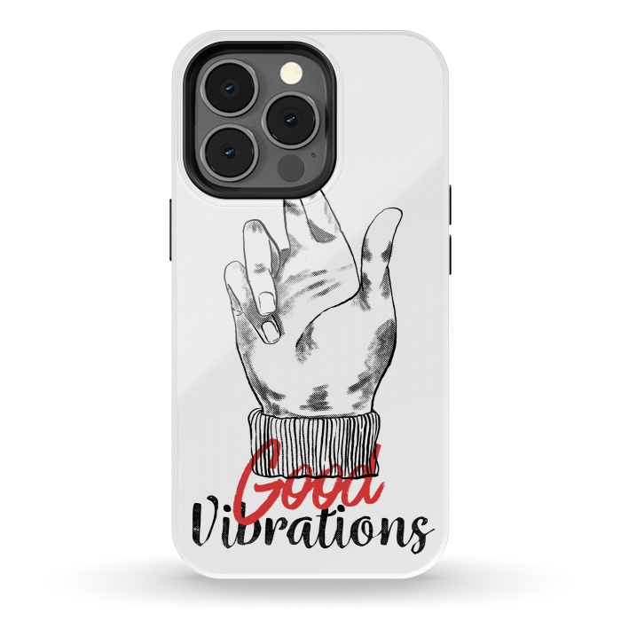 iPhone 13 pro StrongFit Good Vibrations by Ilustrata