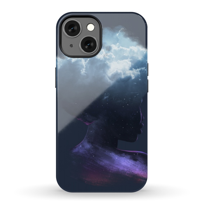 iPhone 13 StrongFit HEAD ON THE CLOUDS by Ilustrata