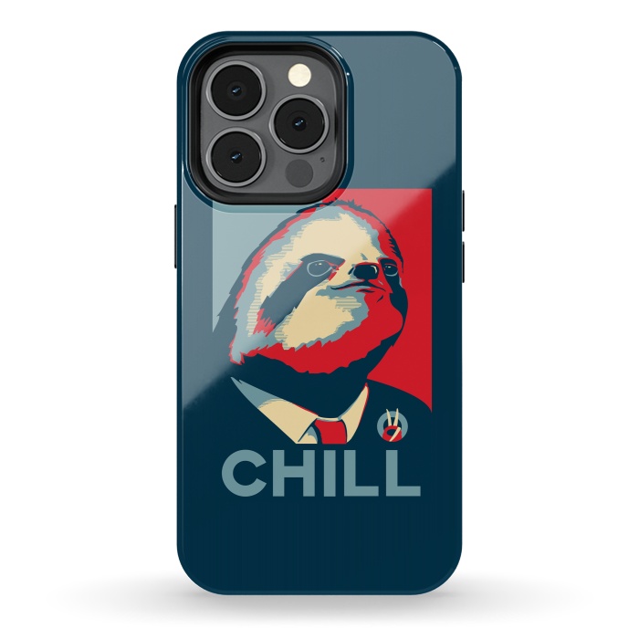 iPhone 13 pro StrongFit Sloth For President by Grant Stephen Shepley