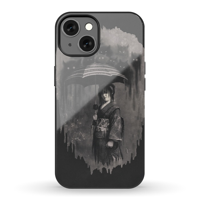 iPhone 13 StrongFit Lady Rain by 38 Sunsets