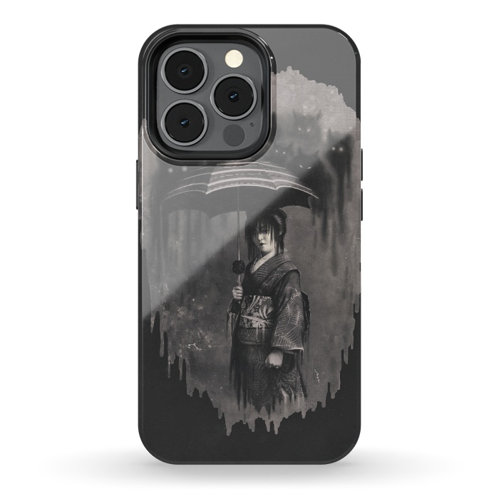 iPhone 13 pro StrongFit Lady Rain by 38 Sunsets