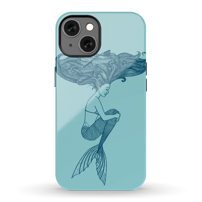 iPhone 13 StrongFit Mermaid by Coffee Man