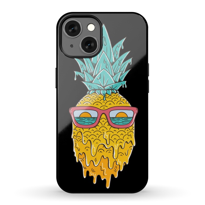 iPhone 13 StrongFit Pineapple Summer by Coffee Man