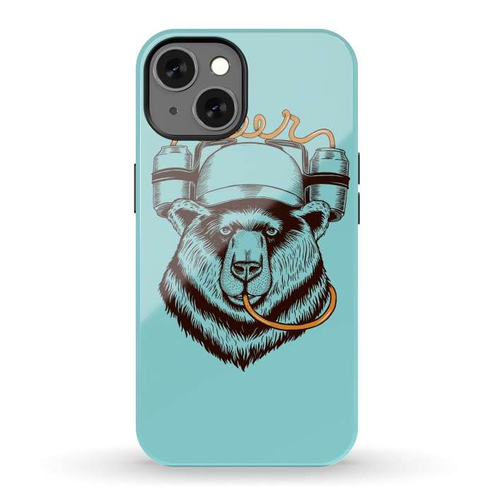 iPhone 13 StrongFit BEAR LOVE BEER by Coffee Man