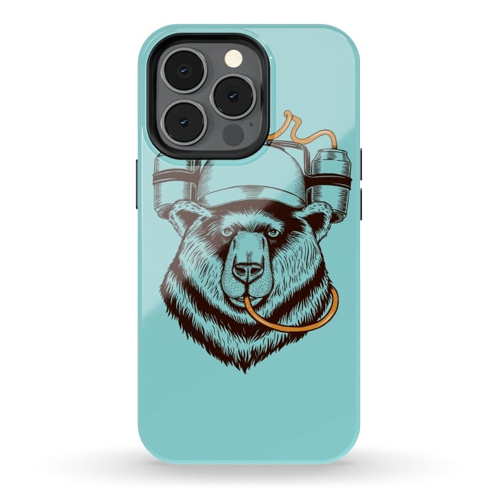 iPhone 13 pro StrongFit BEAR LOVE BEER by Coffee Man