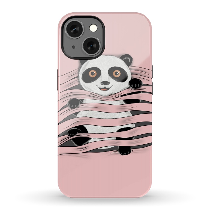 iPhone 13 StrongFit Little Panda by Coffee Man