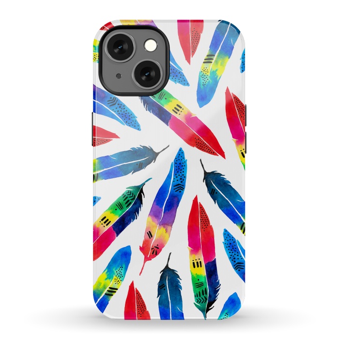 iPhone 13 StrongFit Exotic Parrot by Amaya Brydon
