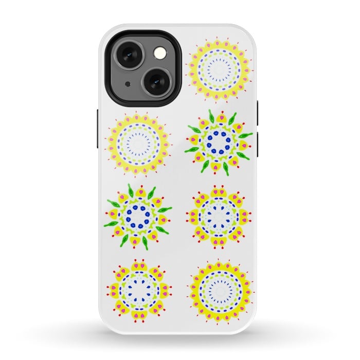iPhone 13 mini StrongFit Springtime  by Bettie * Blue