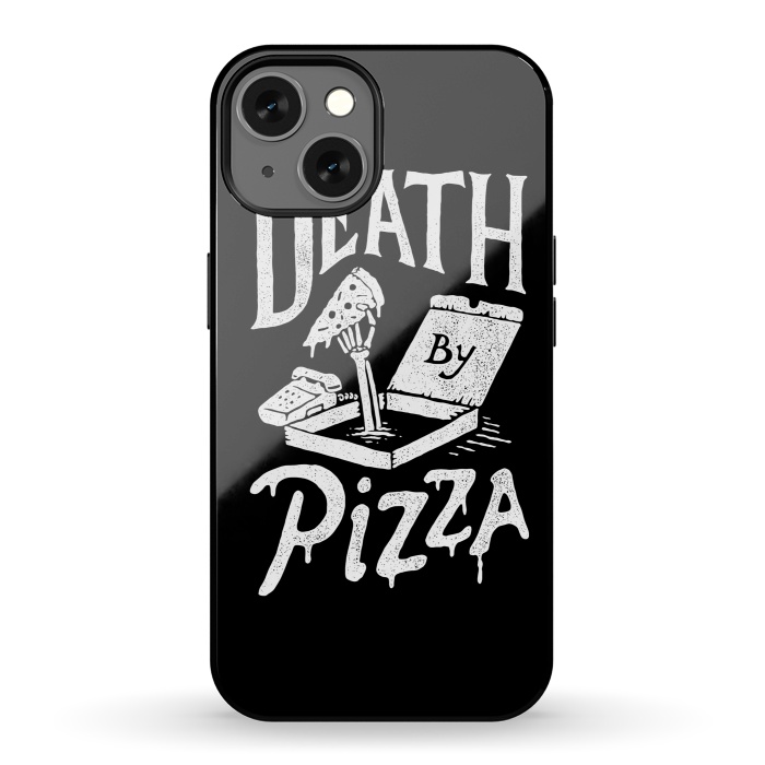 iPhone 13 StrongFit Death By Pizza by Tatak Waskitho