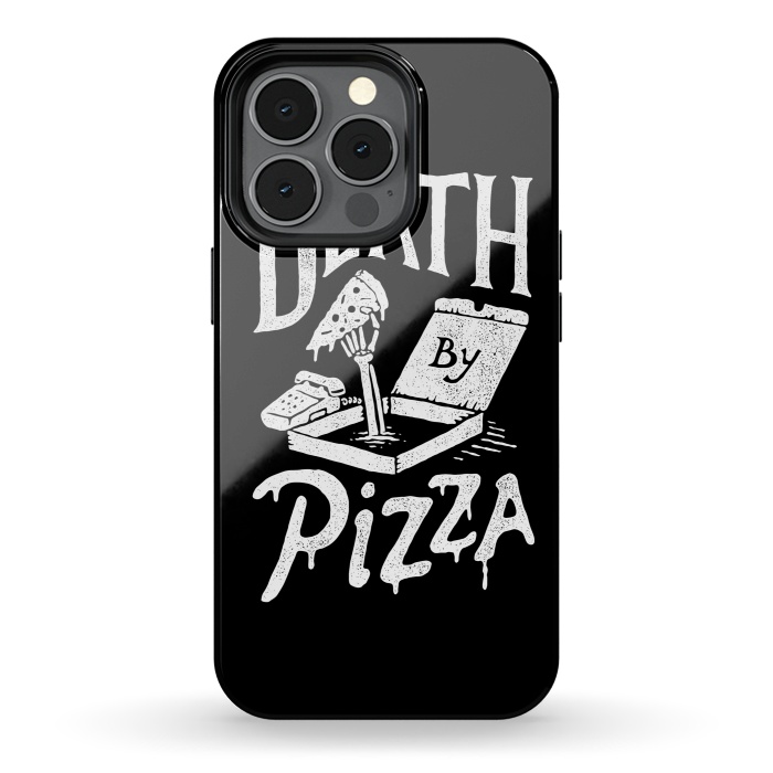 iPhone 13 pro StrongFit Death By Pizza by Tatak Waskitho