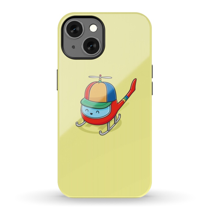 iPhone 13 StrongFit Happy Copter by Xylo Riescent