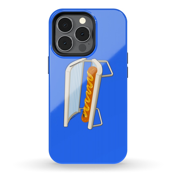 iPhone 13 pro StrongFit Hotdog by Xylo Riescent