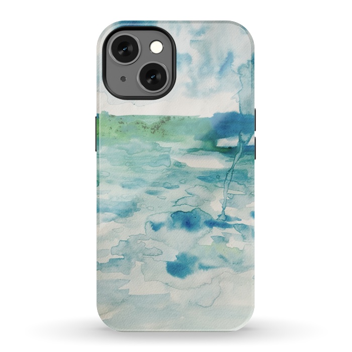 iPhone 13 StrongFit Miami Beach Watercolor #6 by ANoelleJay