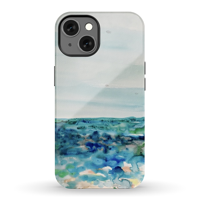 iPhone 13 StrongFit Miami Beach Watercolor #8 by ANoelleJay