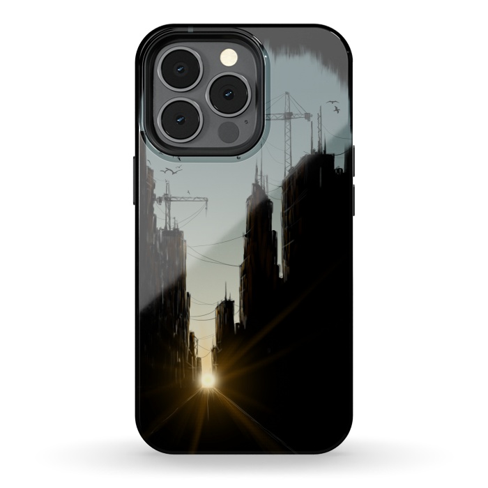 iPhone 13 pro StrongFit Concrete Jungle by Alwin Aves