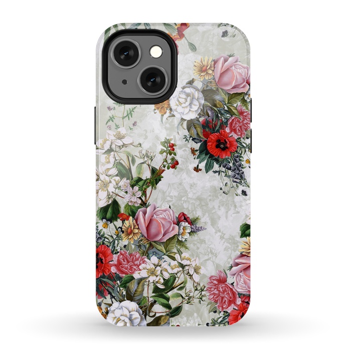 iPhone 13 mini StrongFit Floral Pattern II by Riza Peker