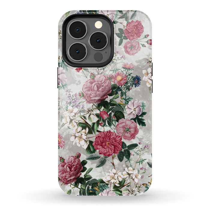 iPhone 13 pro StrongFit Floral Pattern III by Riza Peker
