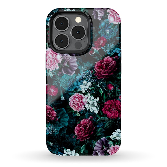 iPhone 13 pro StrongFit Floral Pattern IV by Riza Peker