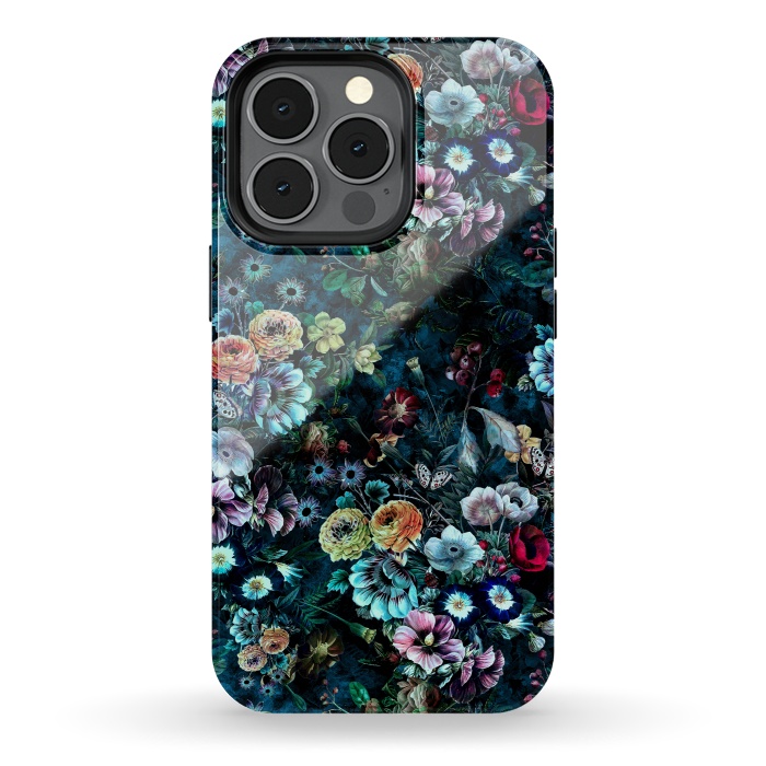iPhone 13 pro StrongFit Floral Pattern VIII by Riza Peker