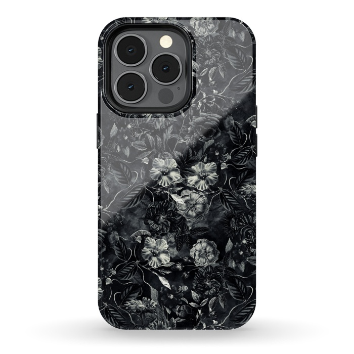 iPhone 13 pro StrongFit Floral Pattern IX by Riza Peker