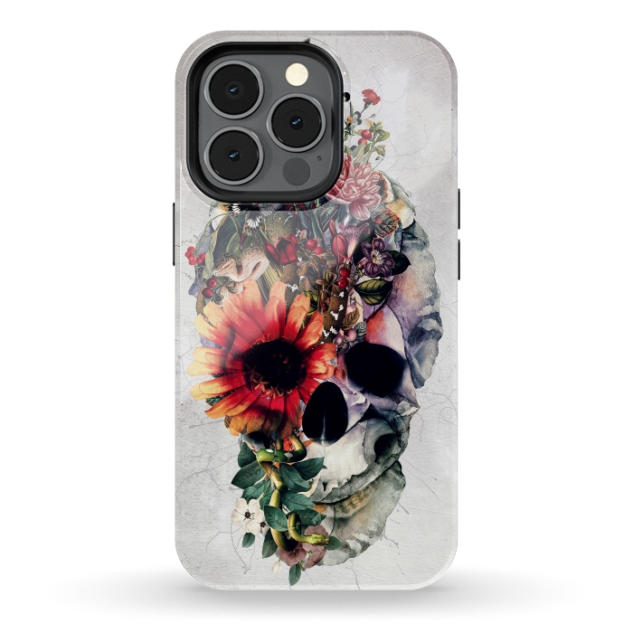 iPhone 13 pro StrongFit Two Face Skull by Riza Peker