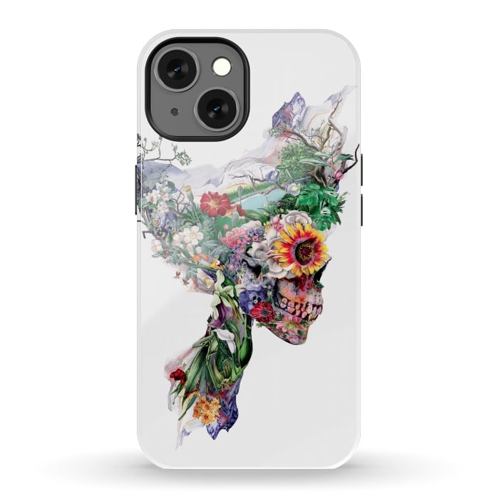 iPhone 13 StrongFit Nature Skull II by Riza Peker