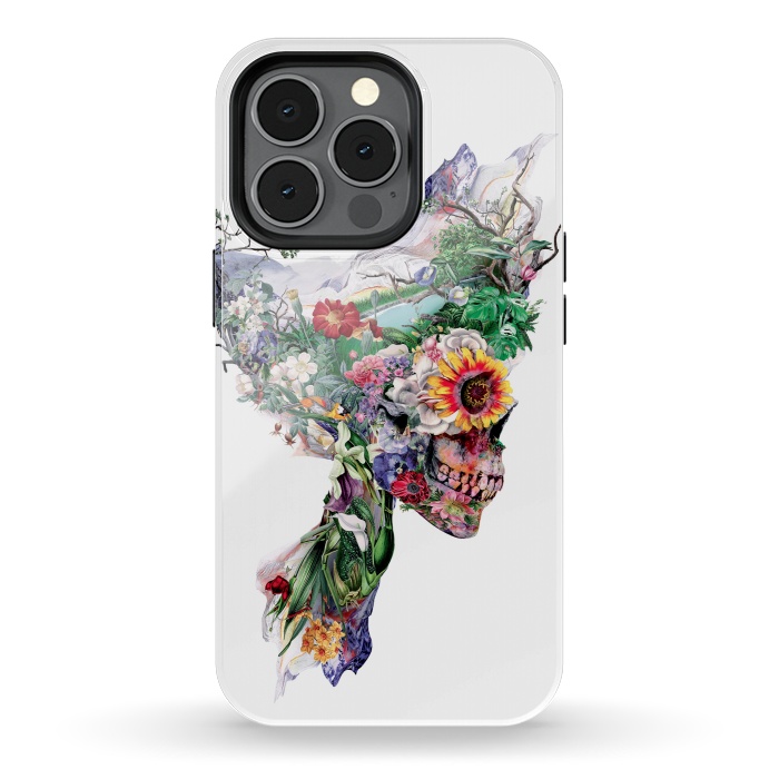 iPhone 13 pro StrongFit Nature Skull II by Riza Peker